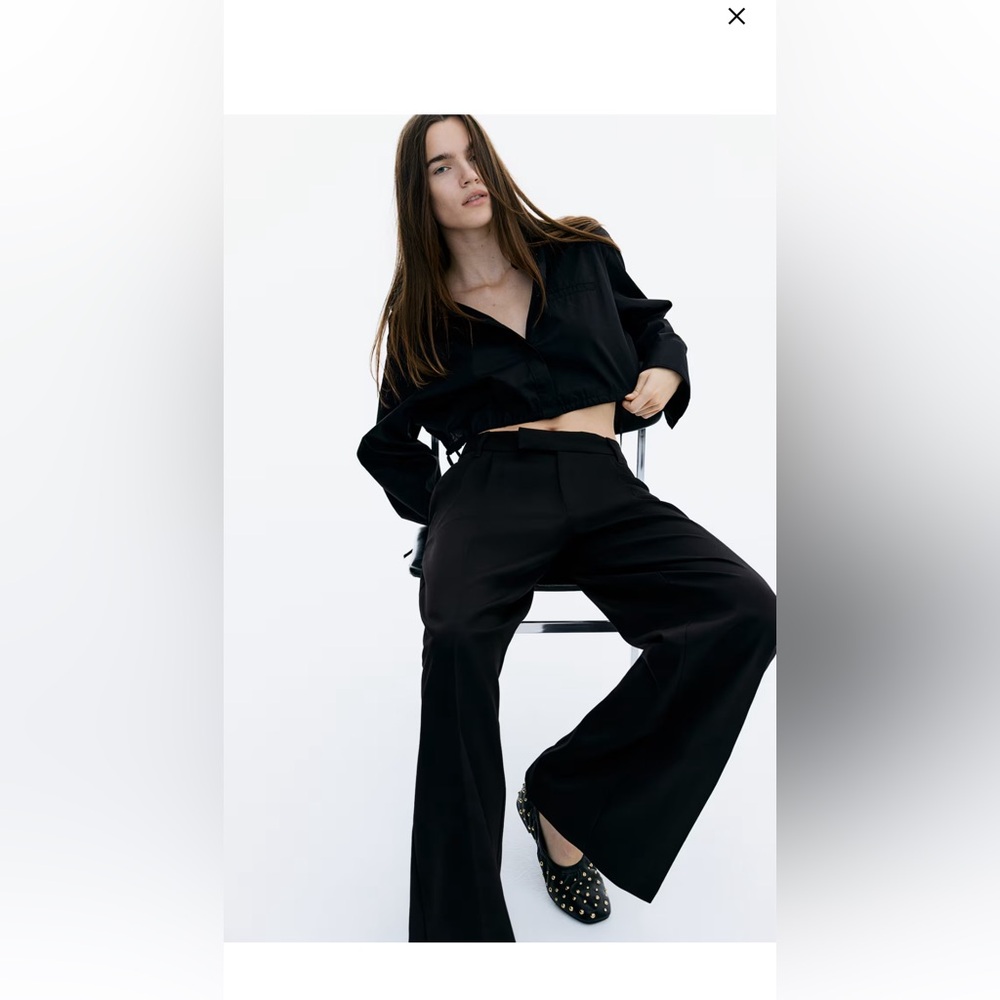 Elegant H&M Black Women's Pants